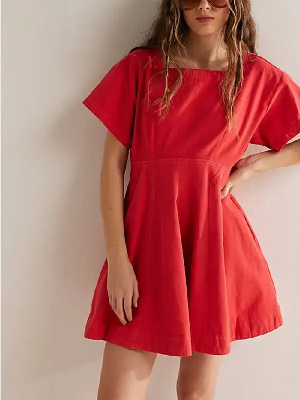 Free People Red Mini Dress